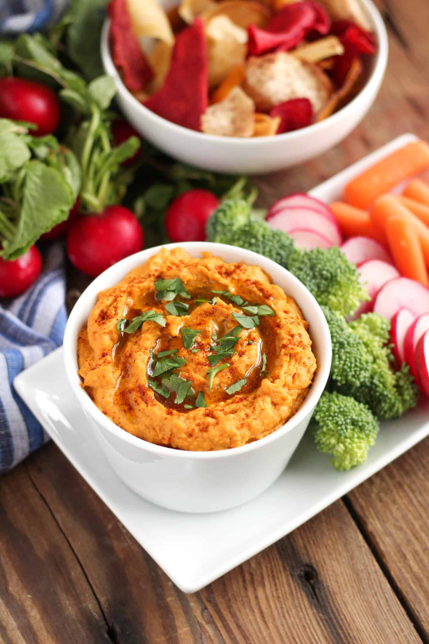 Roasted Sweet Potato Hummus | Street Smart Nutrition